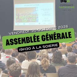 Assemblée Générale (Saison 2025-2026) - 30 octobre 2026 à la Soierie
